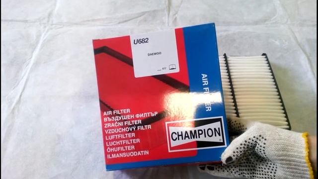 Воздушный фильтр CHAMPION U682 Dimavto.com смотреть онлайн