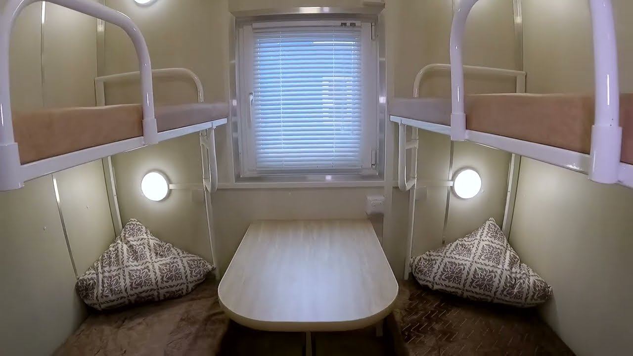 Вагон дом Торос, на шасси на 4 человека, с кухней и сан. узлом смотреть онлайн