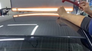 Снег упал??Ремонт вмятины без покраски ?