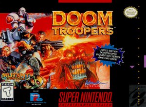 Super Nintendo (Snes) 16-bit Doom Troopers - Mutant Chronicles Полное Прохождение