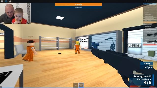 ПОБЕГ ИЗ ТЮРЬМЫ в ROBLOX убегаем с Димой от Полиции от DPTV смотреть онлайн