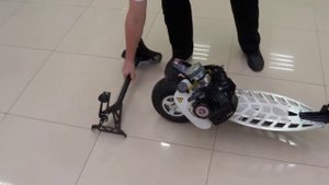 Складывание мотосамоката EVO 2X-BIG TURBO