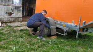 Это может пригодиться в жизни или Как одному без помощи и приспособлений закатить прицеп