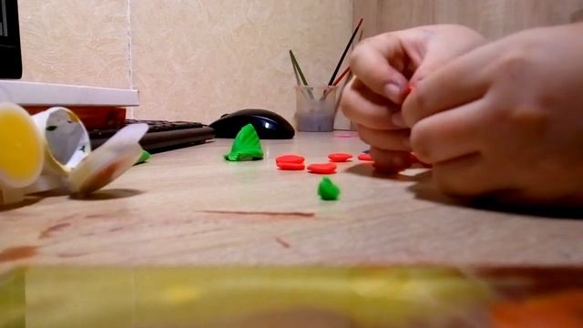 Как сделать из пластилина розу смотреть онлайн