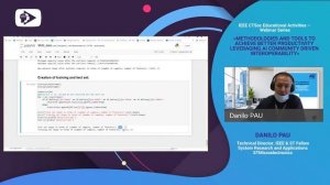 Danilo Pau. Methodologies for better productivity leveraging AI community driven interoperability
