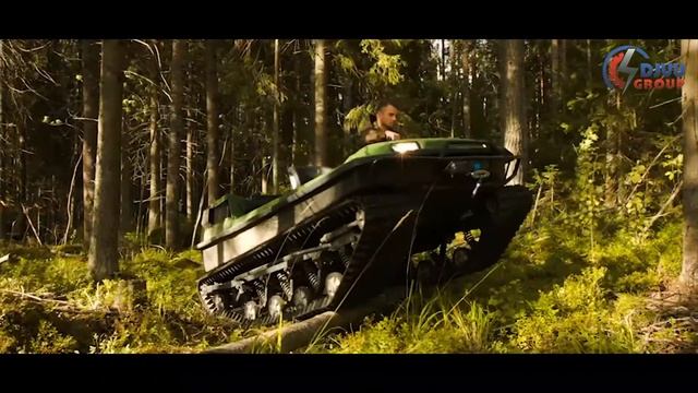 Гусеничный снегоболотоход Tinger Track смотреть онлайн