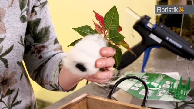 Tischdeko Weihnachten selber machen | Weihnachtsdeko basteln mit Wolle смотреть онлайн