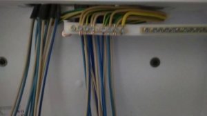 Расключение встраиваемого щита ИЭК