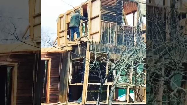 Снос старого дома | благоустройство | подготовка к строительству нового дома