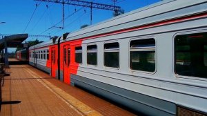 Электропоезд ЭД4М-0347/ЭД4МК-1002 сообщением "Нижегородская - Фрязево"