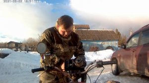 Установка сигнала на Иж планета 3, Установка светодиодного сигнала. Моё первое видео, не судите!