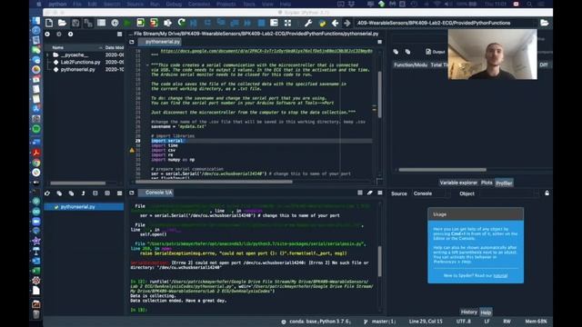 Python Serial Communication with Microcontroller