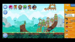 Obzor TiVi: Прохождение уровней Angry Birds Friends от 8 ноября 2019.