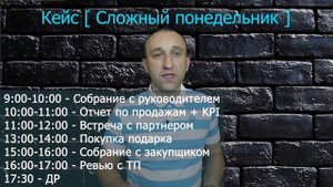 Кейс для руководителей на собеседовании.Сложный понедельник Возможные варианты кейсов и их решение.