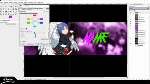 SPEEDART | Anime YouTube Banner Template | Naruto/Konan Banner | GIMP