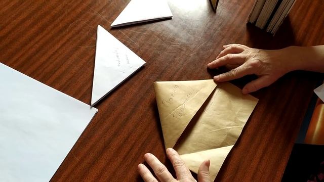 Мастер-класс Солдатский треугольник