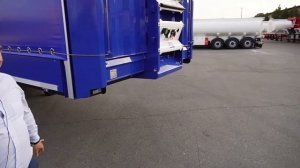 Шторные и шторно-бортовые полуприцепы MARAL