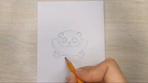 Трансляция/как Нарисовать ПАНДУ//ПРОСТЫЕ РИСУНКИ Пошагово