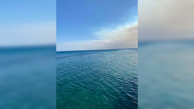 Небо в пелене дыма в Турции.Кадры курорта Сиде."Пусть всегда будет солнце!Пусть всегда будет небо!" смотреть онлайн