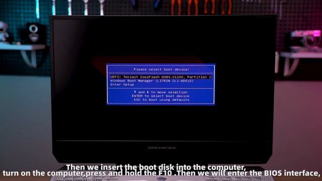 Computer Tutorial /Re-install system/ System installation tutorial Machenike смотреть онлайн