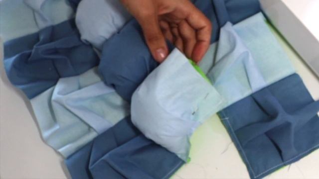 ПРОСТОЙ СПОСОБ ПОШИВА. Подушка на стул или коврик своими руками. DIY. Лоскутное шитье