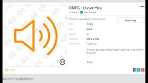 OMFG-I LOVE YOU |Roblox Music