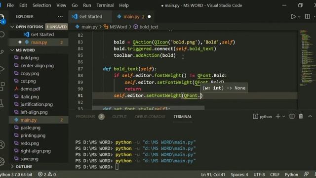 03 Create MS Word using Python in Hindi Part 2 | Python Project