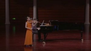 Clara Shen | Schubert | Violin Sonata in A Major | 1st Mvt | 2017 Zhuhai International Violin Comp