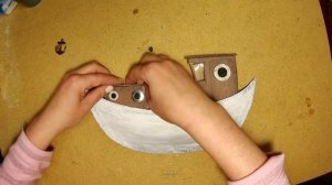 Ключица "Корабль", из подручного материала, своими руками.
