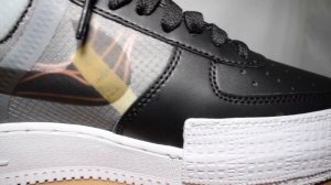 Nike Air Force 1 Type Black Unboxing