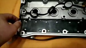 Алюминиевая клапанная крышка ГБЦ GM/Daewoo 96473698 под оригинальную прокладку GM 96353002