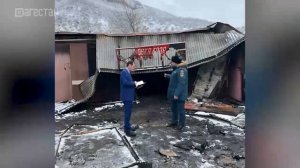 Пожар на заправке в селе Хучни. Пострадал один человек