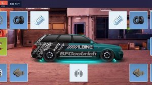 настройка Audi avant в игре Drag racing