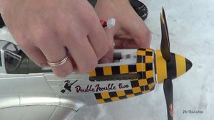 Самолёт на радиоуправлении Mustang P-51( Rc Mustang P-51 crash!)
