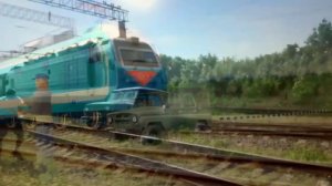 TRAINZ 12: Поезд сбивает уаз!