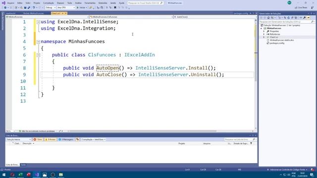 Crie Funções Internas do Excel (UDF'S Mais Profissionais) EXCEL-DNA смотреть онлайн