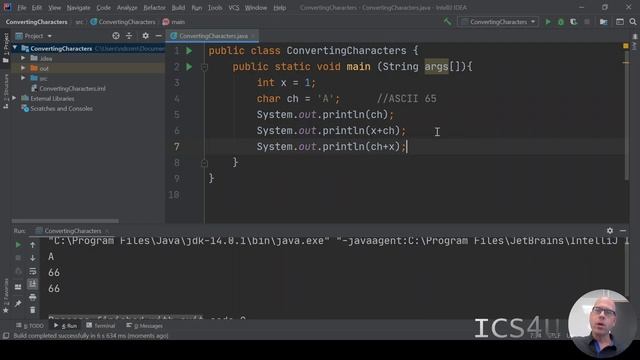 ICS4U Converting Between ASCII and Characters