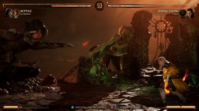 MK1 ArnKratos T&L Shang Tsung (Kameo Cyrax) High Level Gameplay - Mortal Kombat 1