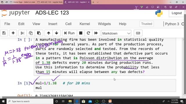 Exponential Distribution LEC 124 смотреть онлайн