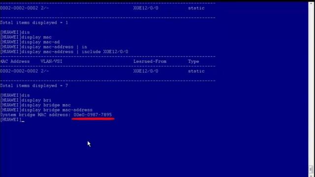 HUAWEI S Series Switch-Query MAC Address Entries and ARP Entries смотреть онлайн