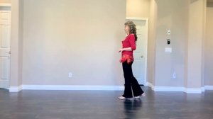 Bajo La Luna - line dance tutorial