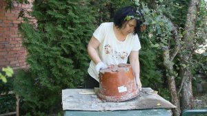 Садовое кашпо своими руками.