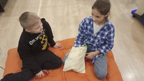 Игра "Веселый мешочек" #детскийпсихолог #игрыдлядетей #дети #развитие