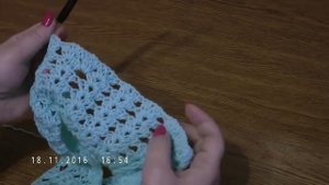 Юбочка крючком