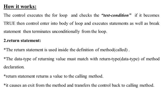JUMP STATEMENTS IN JAVA | Break statement | Return statement | Continue statement #ICSE | #CLASS-10 смотреть онлайн