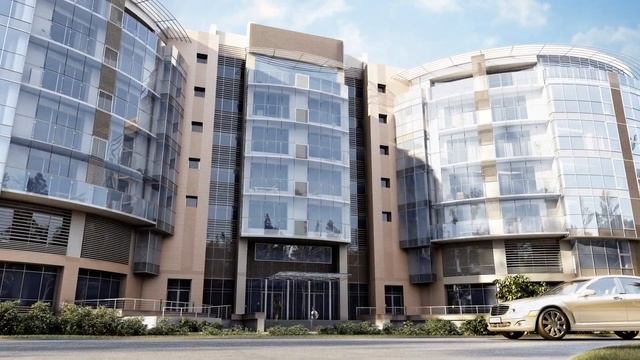 Дизайн интерьеров апарт-отеля Crystal. Парадные холлы. Атриумы, Галереи.