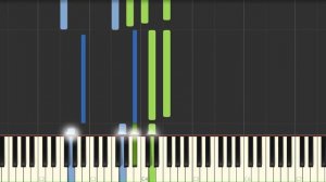 Like a Stone - Audioslave - Very easy and simple piano tutorial synthesia cover