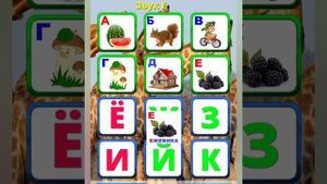 Алфавит для малышей. с 2 до 3 лет.  Как правильно читать Буквы "Звуки"