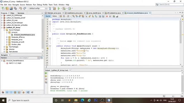 #7-4 OOP Array List Java