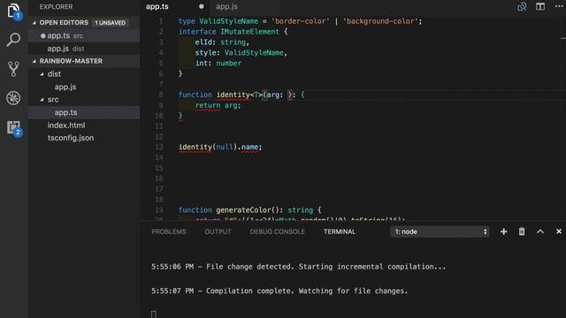 TypeScript tutorial: Generics and Type Parameters смотреть онлайн